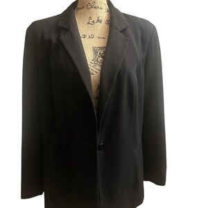Investments Black Blazer Timeless Professional Style